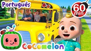 As Rodas do Ônibus  1 HORA DE COCOMELON BRASIL  Desenhos Animados e Músicas Infantis em Português