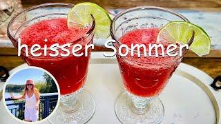 Ein Sommertag zu Hause Vlog 2022 & Melonen Drink  Kirsty Coco