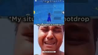 my situation in hot drop #viral #tranding #shorts #bgmi #pubg #funny