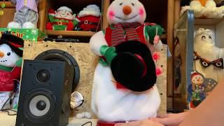 Snowflake spinning snowman speaker mod  High pitch