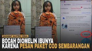 VIRAL VIDEO SEORANG BOCAH Dimarahin Ibunya Karena Iseng Mesan Paket COD Sembarangan.