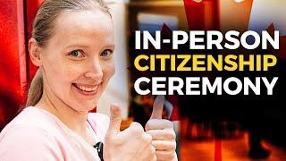 In-Person Canadian Citizenship Ceremony Special Edition