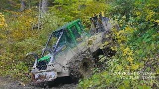 Débardage en hautes montagnes John deere 548 G3  HD