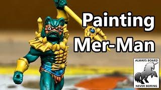 How to Paint Mer-Man from Masters of the Universe Battleground  An Easy MotU Painting Guide