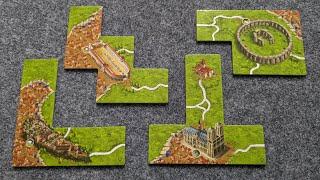 WHATS NEW Carcassonne The Wonders of Humanity Mini-Expansion plus PLAYTHROUGH and RANKING