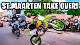 Dirt Bikes Take Over Caribbean Island Sint Maarten   Braap Vlogs