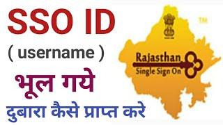 SSO ID भूल गये  ssoid forget  ssoid username forgot  sso id password forgot  ssoid forgot ssoid