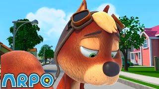 Little Squirrel is Alone and Cries  ARPO the Robot  Funny Robot Cartoons for Kids