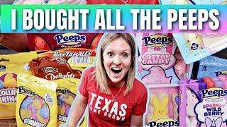 I BOUGHT EVERY FLAVOR OF PEEPS AND ATE THEM ALL  FRUGAL FIT MOM