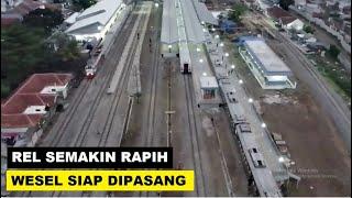 Update Stasiun Kiaracondong 10 Sept 2024. Rel Semakin Rapih.. Wesel Akan Di Pasang Bergantian.