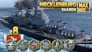 Battleship Mecklenburg Offensive moves made the difference - World of Warships