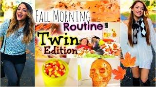 Niki and Gabis Fall morning routine 2014  Twin Edition