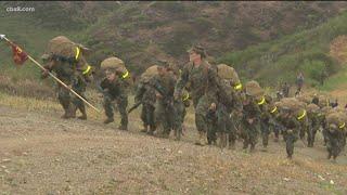 First female recruits in San Diego make history by becoming Marines