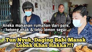 Tun Nyuk Daging Babi Masak Lobak ala Hakka dan aneka masakan rumahan enak di RM Alie ini