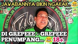 DI GREPE- GREPE PENUMPANG  JAWABANNYA BIKIN NGAKAK...