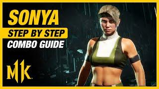 SONYA BLADE Combo Guide - Step By Step + Tips & Tricks