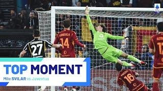 Super Svilar shines in Roma-Juventus  Top Moment  Serie A 202324