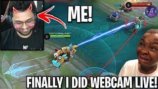 FIRST TIME FACE CAM  WITH FRANCO LIVE RANK @WolfXoticLive   MOBILE LEGENDS