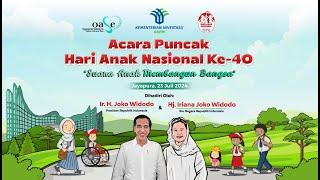 Acara Puncak Hari Anak Nasional Ke-40