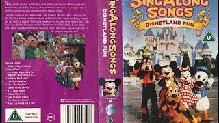 Disney Sing Along Songs Disneyland Fun 60th Anniversary Tribute