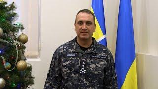 З Новим роком Командувач ВМС ЗС України Олексій Неїжпапа