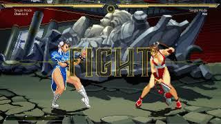 春麗 CHUN LI VS 不知火舞 MAI SHIRANUI   MUGEN CVS 2