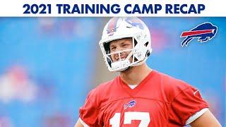 Buffalo Bills Training Camp Recap 2021  Final 53-Man Roster