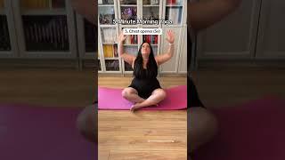 5-Minute Morning Yoga Stretch #yogapractice #stretchingexercises #yogaforbeginners