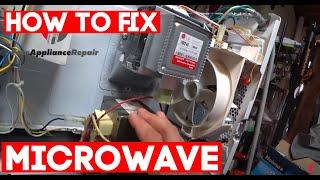 How to fix microwave and diagnostic - keep blows fuse or doesnt heat