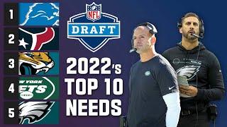 2022 NFL Draft Analysis Projecting Needs of Top 10 Picks