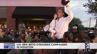 U.S. Rep. Beto ORourke campaigns in Houston