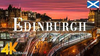 Edinburgh 4K drone view • Amazing Aerial View Of Edinburgh  Relaxation film with calming music