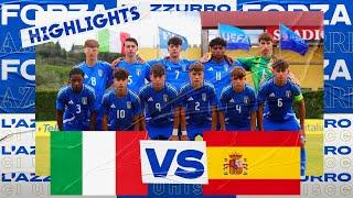 Highlights Italia-Spagna 2-3 I Under 16  Amichevole