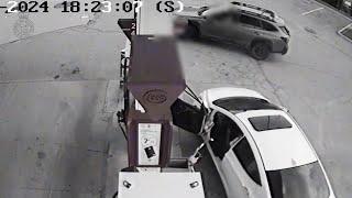 CARJACKING  Suspect steals car while owner fills it up with gas