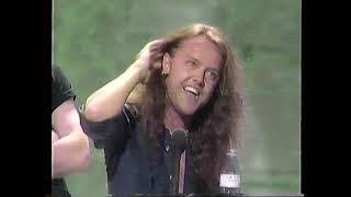 Metallica - Enter Sandman Live + Best Metal Performance Win at the 1992 Grammys