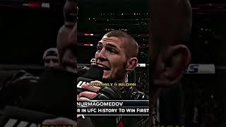 That crazy moment when #Khabib called out #ConorMcGregor for fight.  #Chicken #Tap #UFC #Rivalry