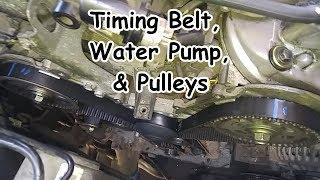 Acura TL Honda Accord V6 Timing Belt Water Pump & Pulleys Replacement