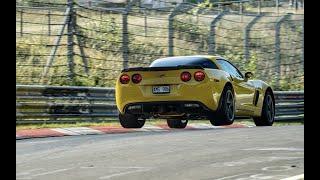 Nurburgring TF - Corvette C6 Z06 - 733 in heavy traffic. Z06 lap times.