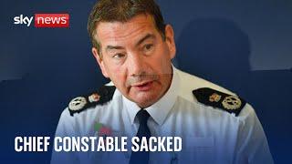 Nick Adderley Northamptonshire Police chief constable sacked for gross misconduct