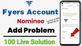 Fyers Nominee Add Problem  Fyers me Nominee Kaise Add Kare  How to Add Nominee In Fyers Account