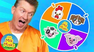 The Animal Sounds Game  Videos for Kids  The Mik Maks