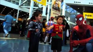 The Amazing Spiderman 2 Suit Showcase Clip