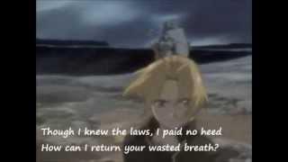 Fullmetal Alchemist - Brothers English Version with lyrics - Vic Mignogna