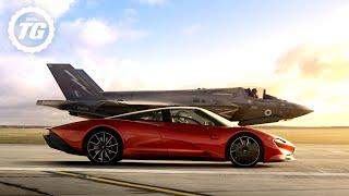 FULL FILM McLaren Speedtail vs F35 Fighter Jet  Top Gear