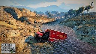 GTA 5 Thug Life Trevor Hijak Fire Service Car