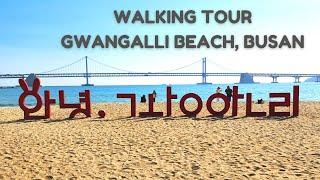 Gwangalli Beach Busan Walking Tour