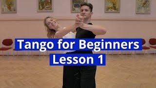 Tango for Beginners Lesson 1  Walks Progressive Link Closed Promenade