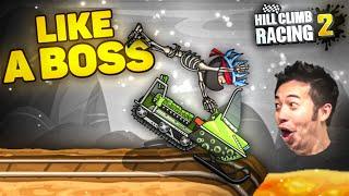 LIKE A BOSS  FUNNY & LEGENDARY MOMENTS - Hill Climb Racing 2