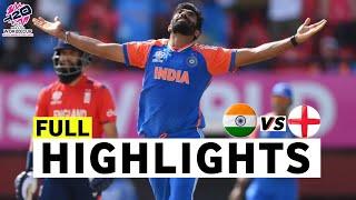 India vs England ICC T20 World Cup 2024 Match Highlights  IND Vs ENG Highlights
