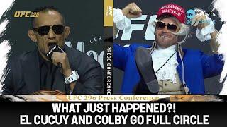 WHAT JUST HAPPENED  Tony Ferguson and Colby Covington do a full 180  #UFC296 Press Conference